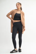 Cozy Traveling Cardigan - Mocha Mousse