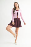 Curvy Ribbed Button Down Cardigan