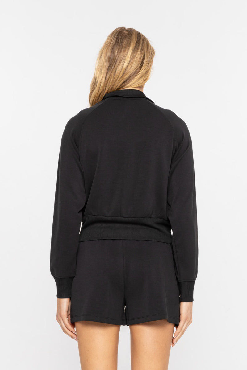 Urban Mock Zip-Up Jacket