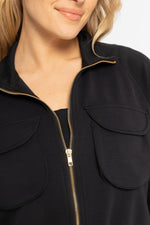 Urban Mock Zip-Up Jacket