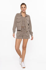 Urban Mock Zip-Up Jacket