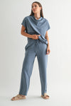 Laguna Wide Leg Pant- Denim