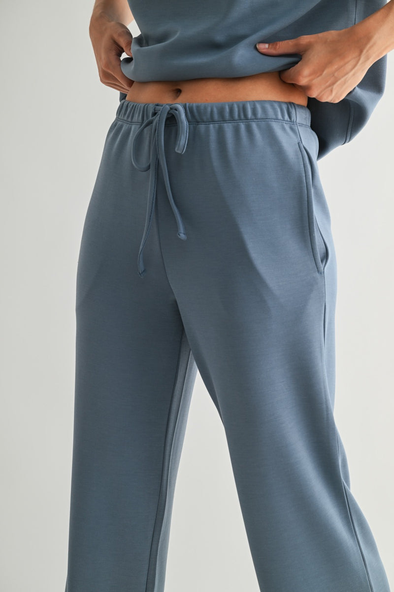 Laguna Wide Leg Pant- Denim