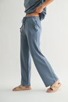 Laguna Wide Leg Pant- Denim