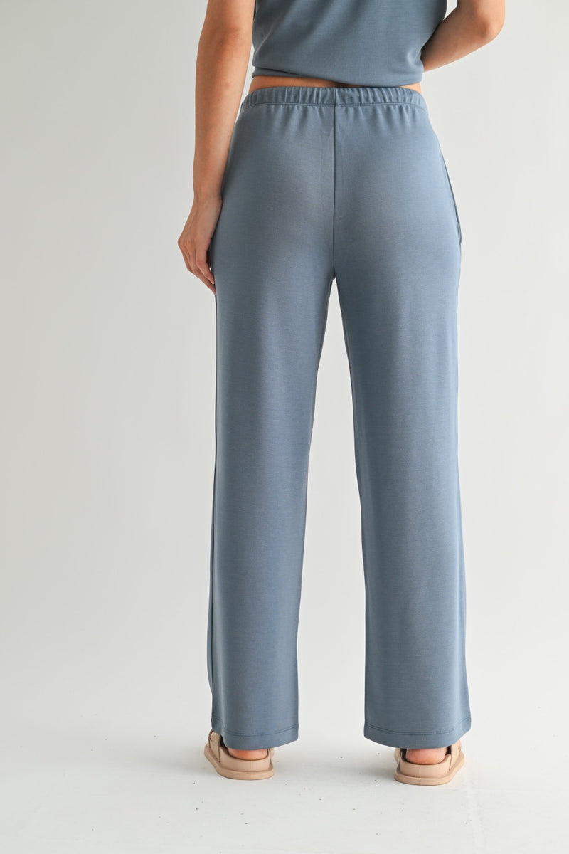 Laguna Wide Leg Pant- Denim