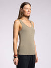 Kristen Tank Top - Olive Grove