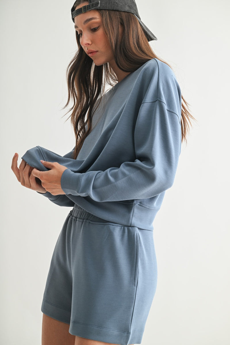 Laguna Dropped Shoulder -Denim