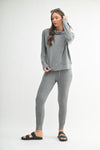 Brushed Hacci Pullover - Urban Grey