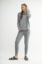 Brushed Hacci Pullover - Urban Grey