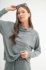 Brushed Hacci Pullover - Urban Grey