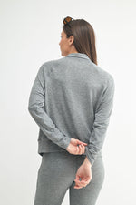 Brushed Hacci Pullover - Urban Grey