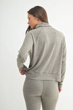 Brushed Hacci Pullover - Urban Grey