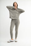 Brushed Hacci Pullover - Urban Grey