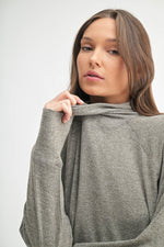Brushed Hacci Pullover - Urban Grey