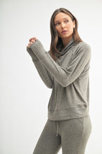 Brushed Hacci Pullover - Urban Grey
