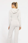 Corsetedge Statement Hoodie - Pale Grey