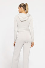 Corsetedge Statement Hoodie - Pale Grey