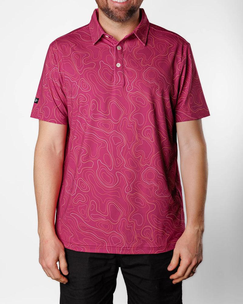 Sunday Swagger Lay of the Links Golf Polo