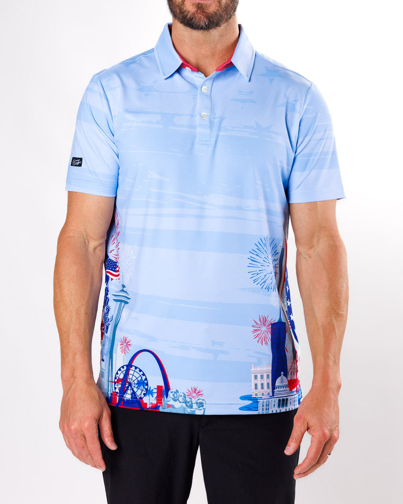 Monument Sunday Swagger Golf Polo – Chelsea Pacifica