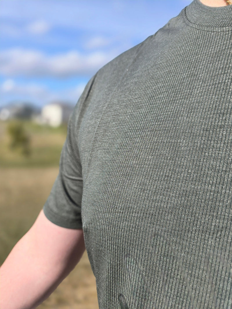 7 Diamonds Men's Core Textured Crew Neck