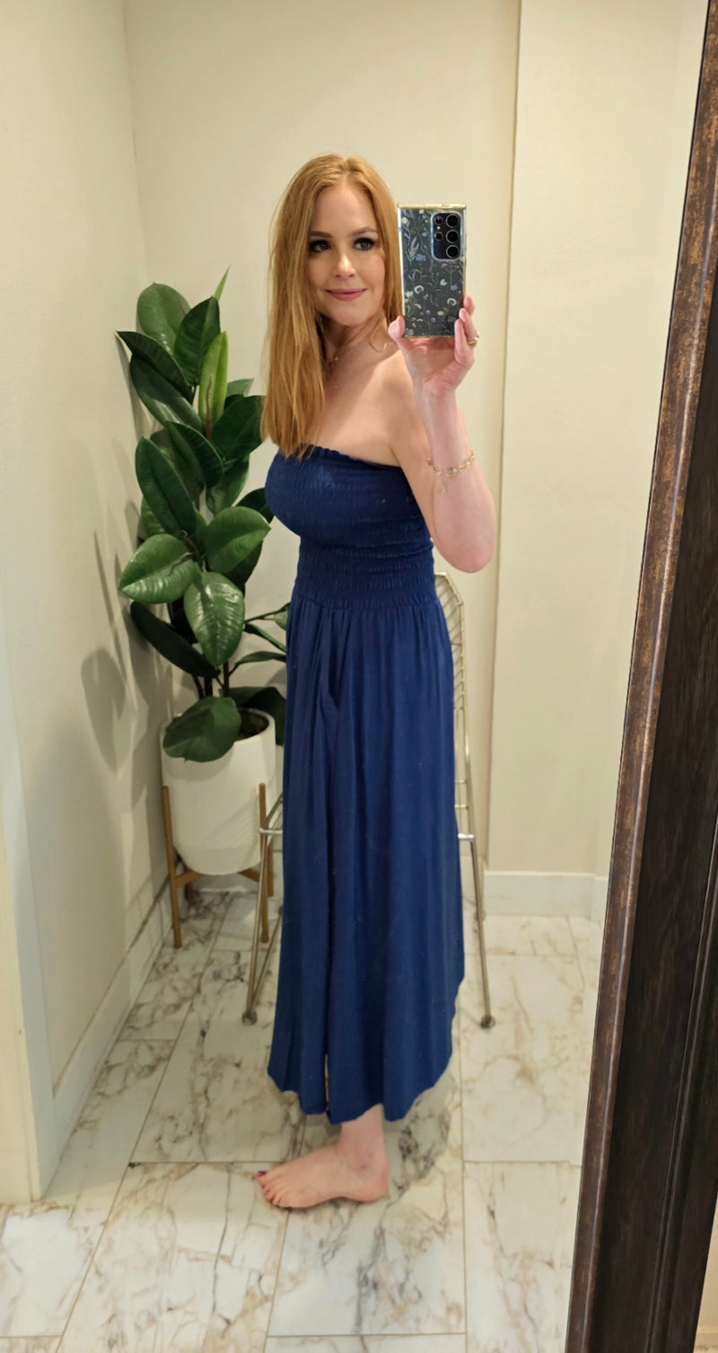 Khush Portofino Dress - Prussian