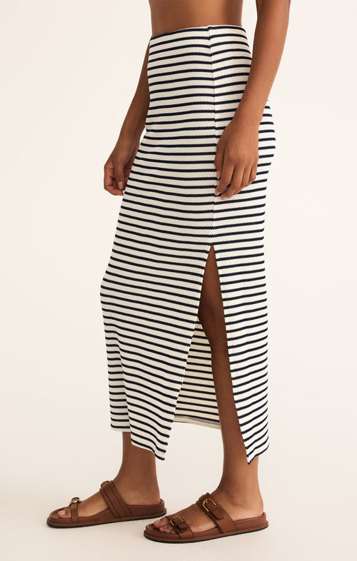 Z Supply Ainslie Stripe Midi Skirt