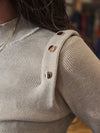 Molly Long Sleeve Top - Beige