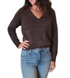 Knitted Sweater Lace Detail - Chocolate