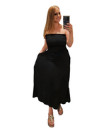 Khush Portofino Midi Dress -Black