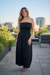 Khush Portofino Midi Dress -Black