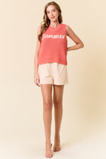 Summer Sweater Tank Top