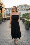 Khush Portofino Midi Dress -Black