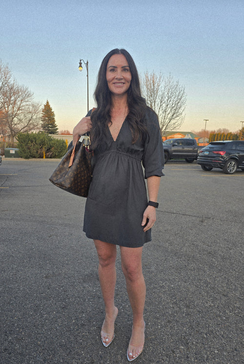 Khush Puglia Dress - Graphite