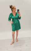 Khush Puglia Dress -Hazy Emerald