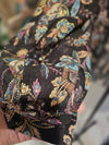 Black Amalia Woven Button Blouse