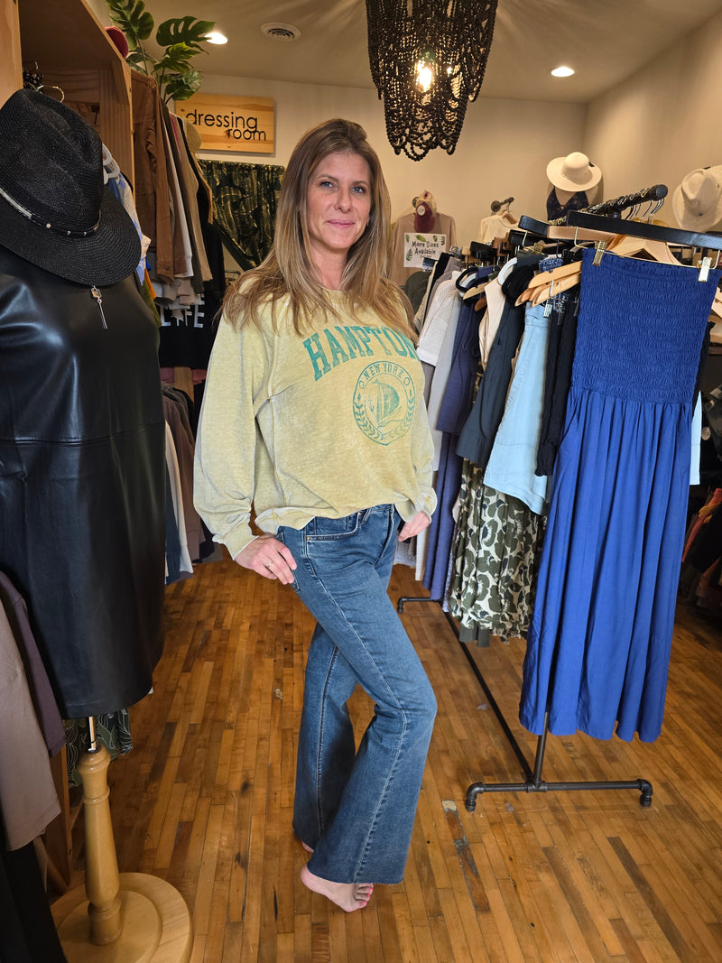 Hamptons Burnout Sweatshirt