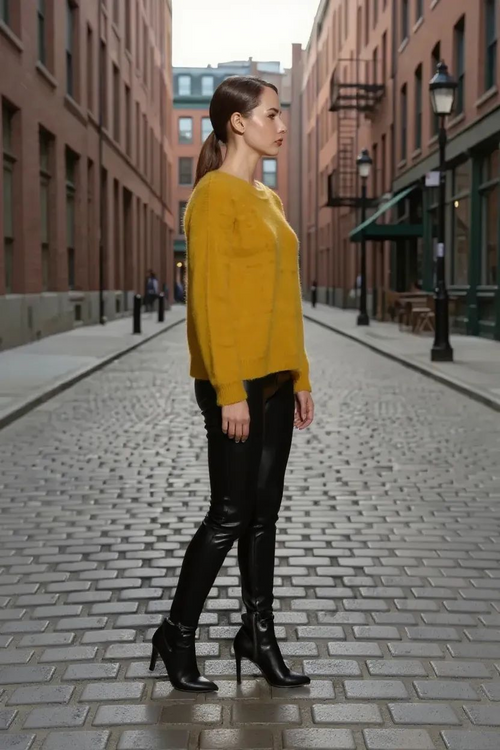 Saffron Knitted Sweater