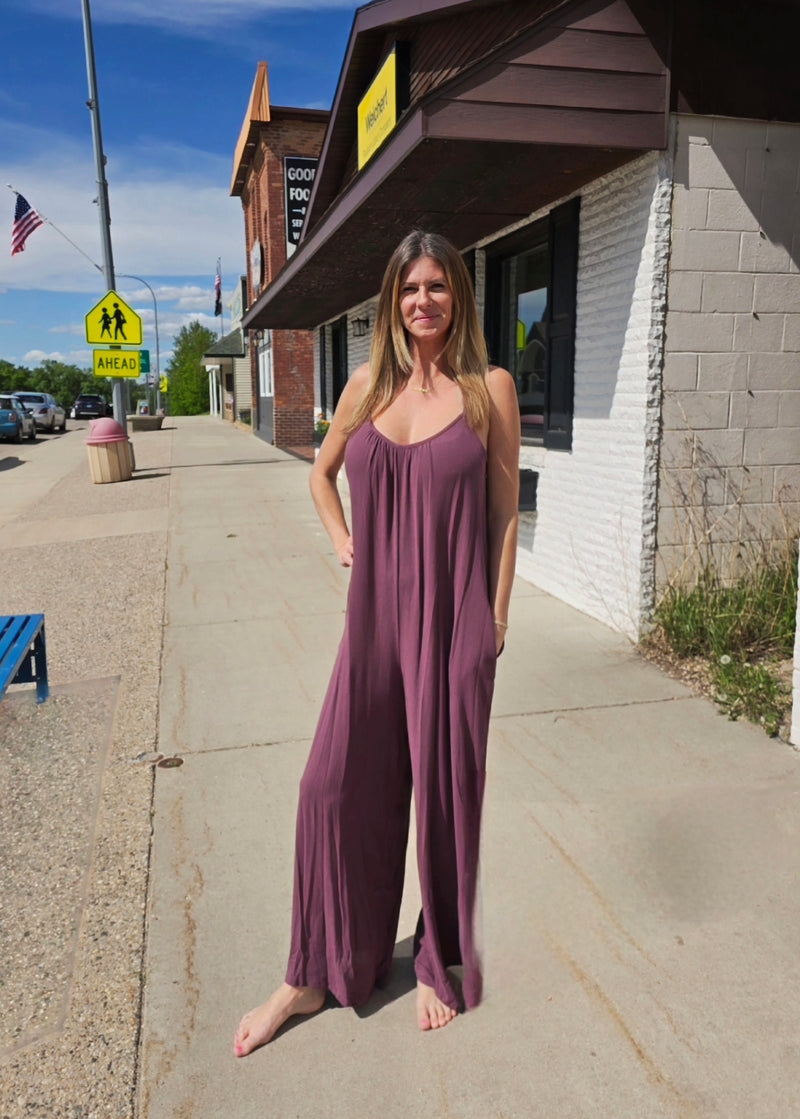 Plum Jumpsuit