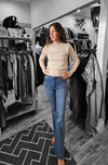 Molly Long Sleeve Top - Beige