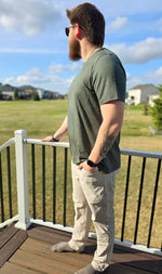 7 Diamonds Men's Core Textured Crew Neck