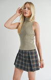 Nadia Mock Neck Sweater Tank