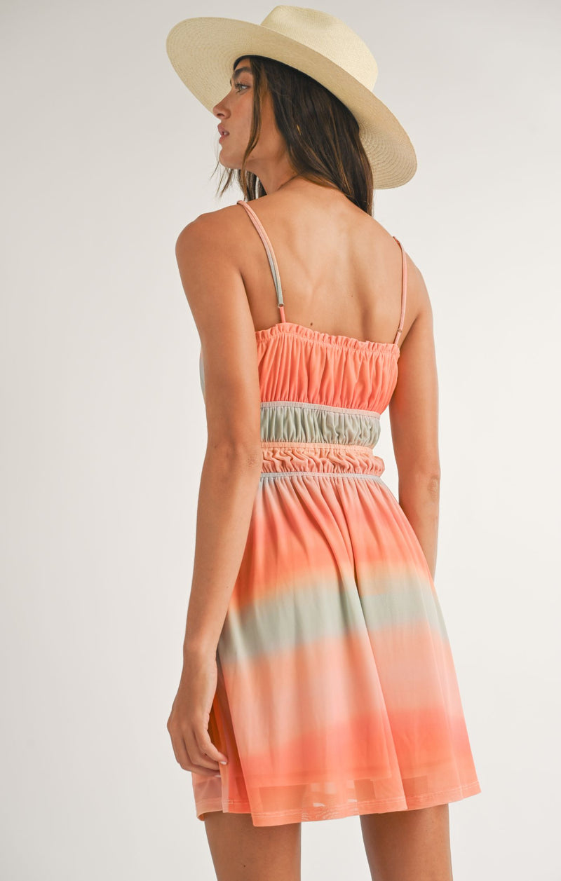 western fit and flare dress WESTFADE Orange & White Floral Embroidered V Neck Smocked Waist Fit & Flare Midi Dress, Summer Modest Holiday Picnic, Boho Casual Cowgirl Western Wear