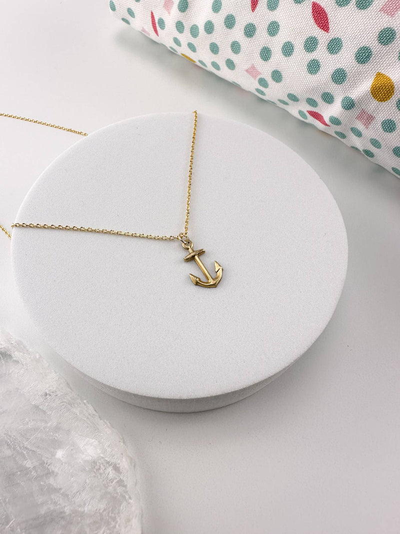 Limited Edition Brass Anchor Necklace