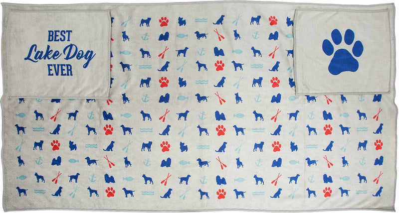 Lake Dog - 39" x 19.5" Microfiber Dog Towel