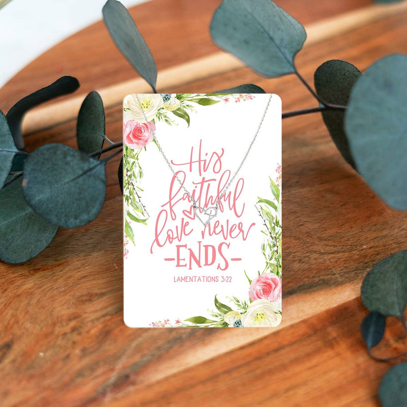 His Faithful Love Keepsake Card
