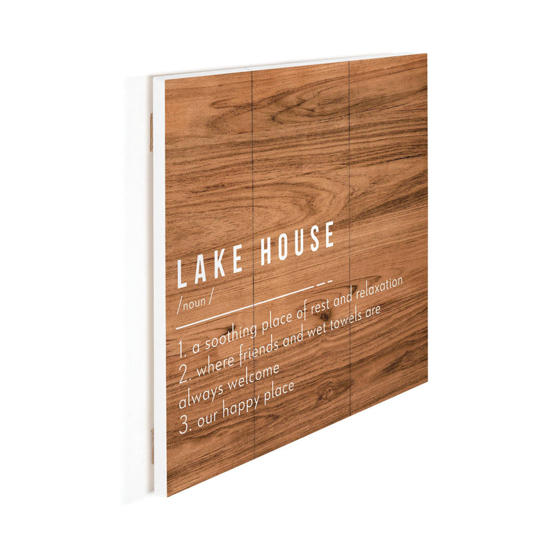 Lake House "definition" / 10.5x10 Wall Decor
