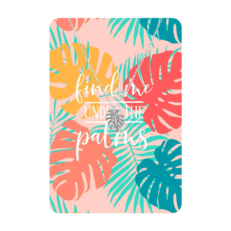 Find Me Under The Palms Keepsake Card